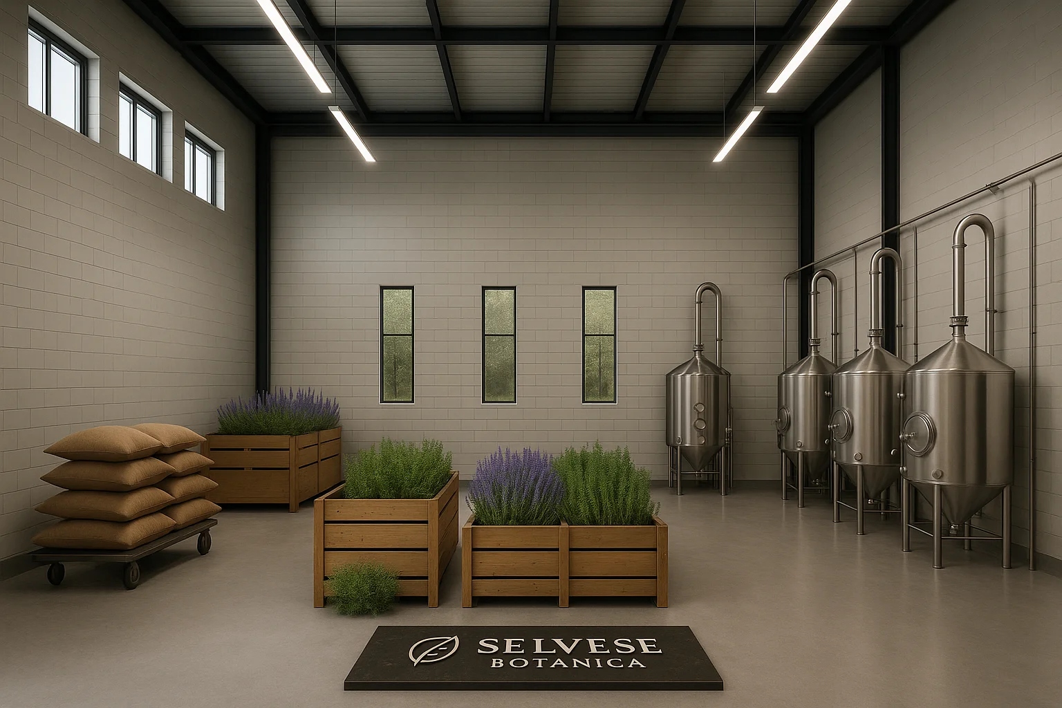 Selvese Botanica — production hall