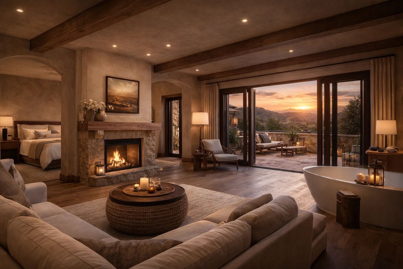 Maison Lavender — master suite